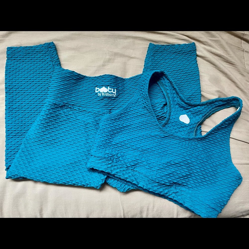 Booty by Brabants Croco Skin Turquoise Set